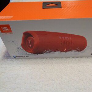 JBL Charge 5 Red Portable Bluetooth Speaker NIB